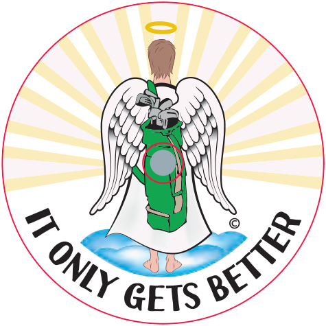 It Only Gets Better Golf Tee Holder - Illustration (475x475)