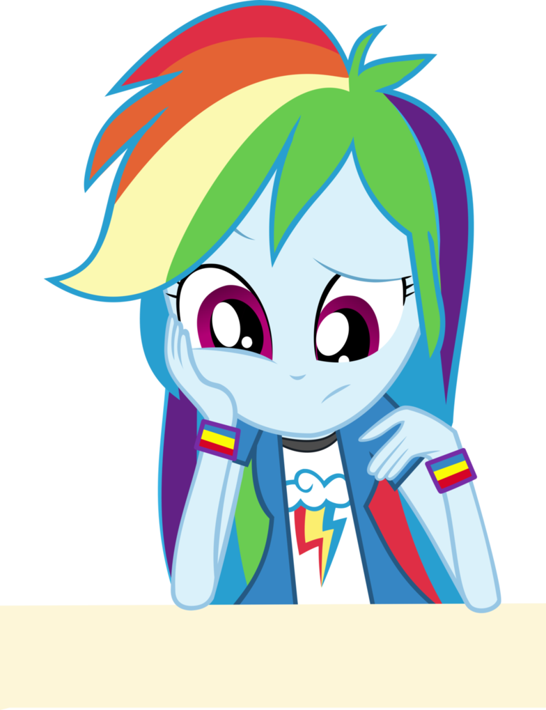 When No One Do Requests By Mit-boy - Rainbow Dash Eg Sad (784x1019)