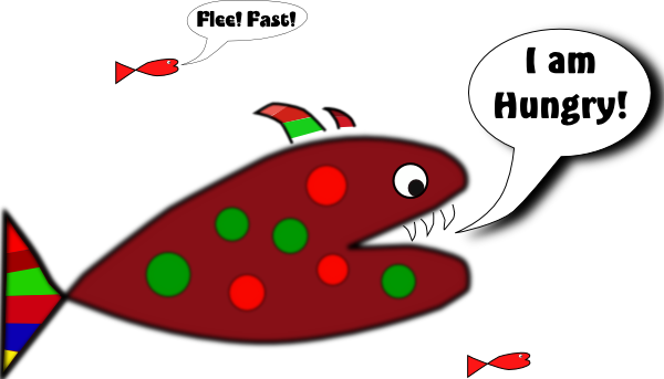 Funny Fish Clip Art Free Vector - Funny Fish Clipart (600x343)