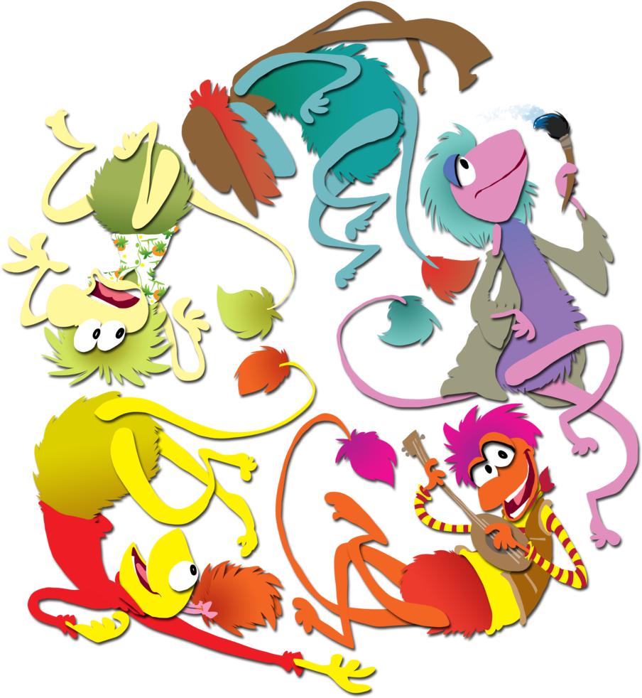 A Rainbow Of Fraggles - A Rainbow Of Fraggles (1024x1024)