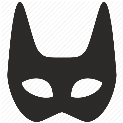 Batman, Face, Half, Mask, Skin, Woman Icon Icon Search - Half Face Mask Transparent (512x512)