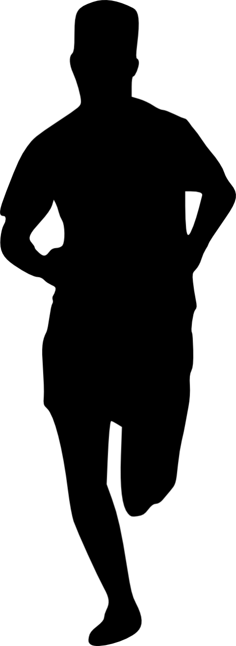 Free Png Man Running Silhouette Png Images Transparent - Silhouette (480x1310)