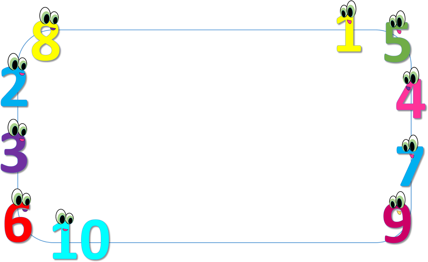 Number Borders And Frames