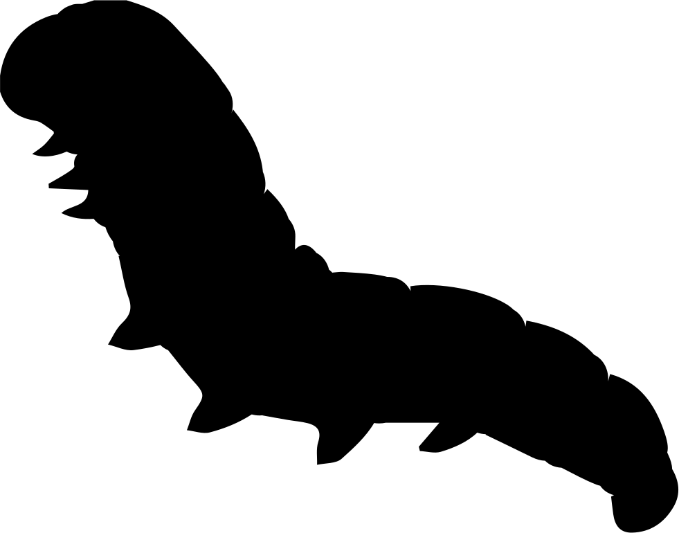 Caterpillar Worm Shape Comments - Caterpillar Icon (981x770)
