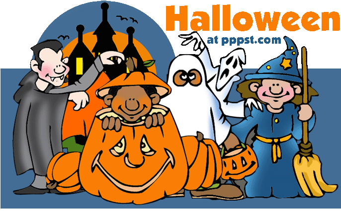 Safe Clipart Halloween - Halloween Ppt Game (711x449)