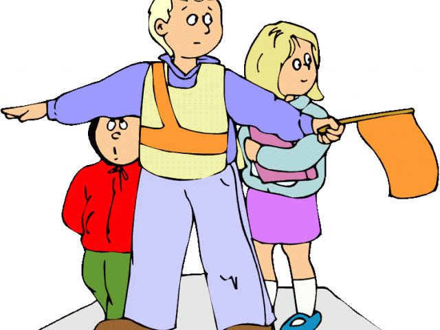 Safe Clipart Parking Lot Safety - School Safety Patrol (640x480)