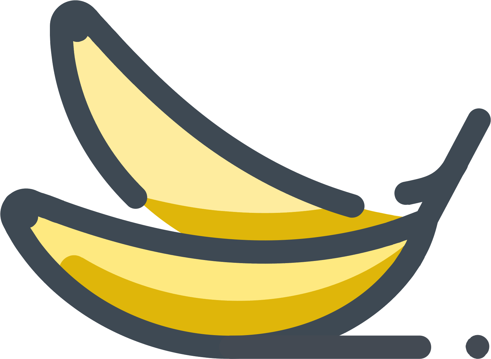 Sweet Banana Icon - Banana Icon Png (1600x1600)