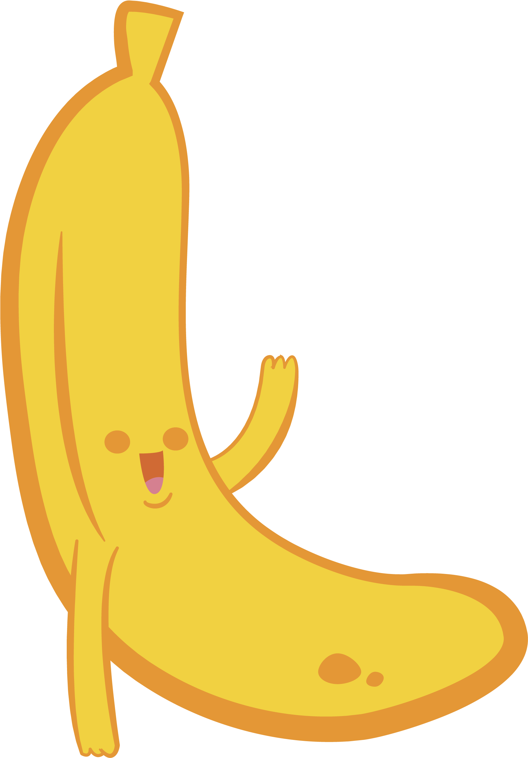 Banana Cartoon Fruit Salad - Banana Cartoon Fruit Salad (2729x3128)