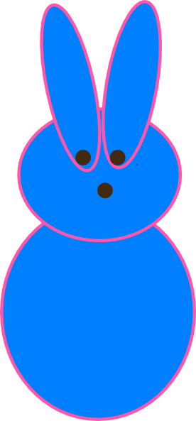 Blue Peep Clip Art At Clker - Clip Art (276x593)