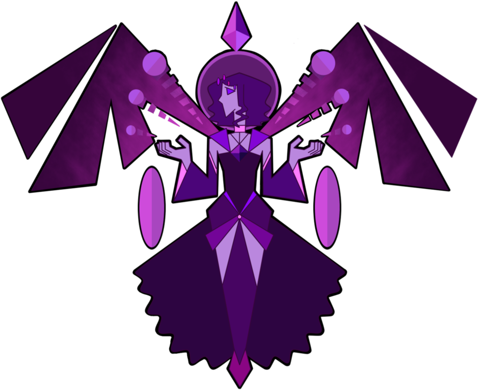 Purple Diamond Mural By The Royal Ink - Steven Universe Purple Diamond Mural (994x803)