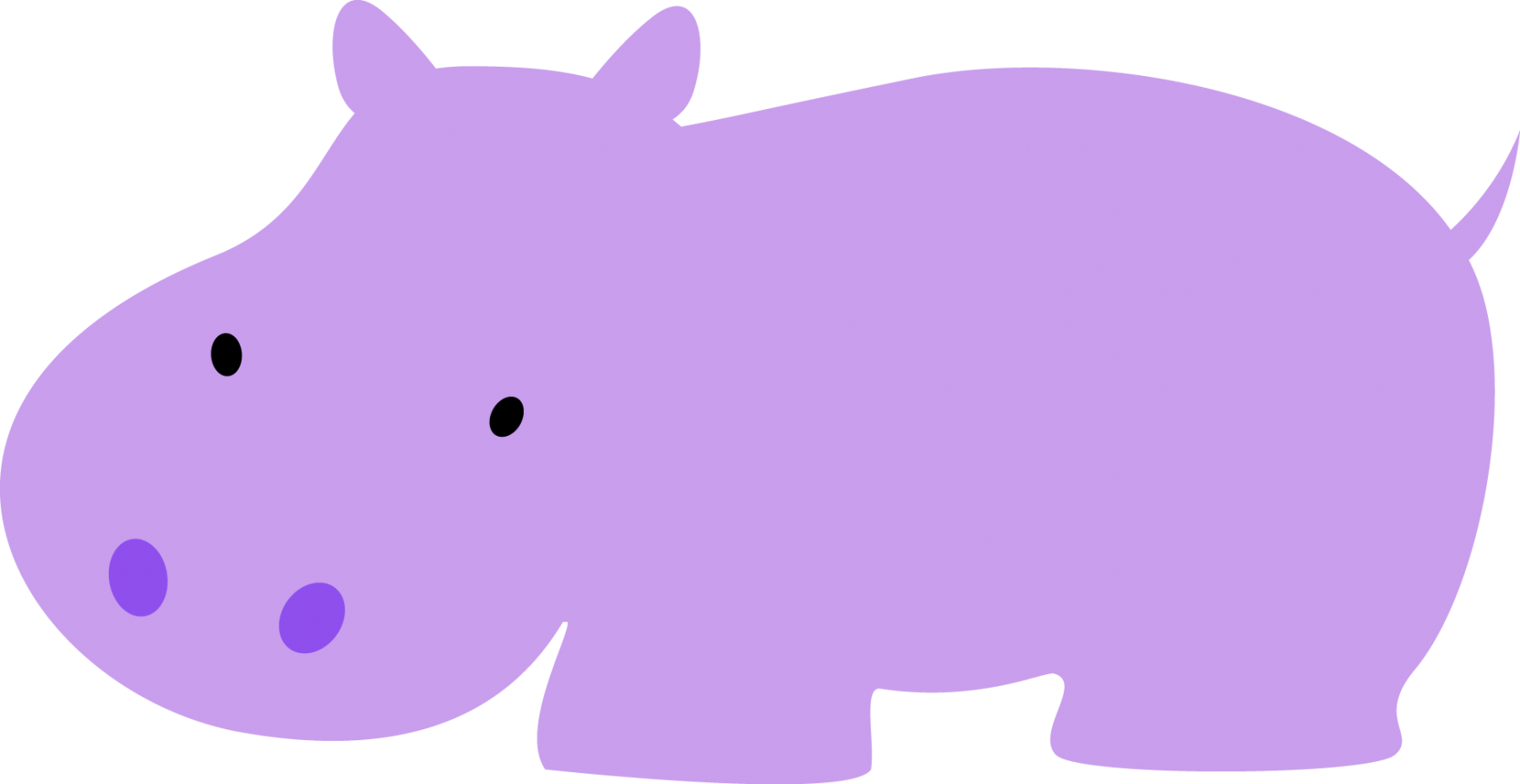 Hank The Hippo™ Foam Floating Mat 36" X 18" X - Hank The Hippo™ Foam Floating Mat 36" X 18" X (1799x928)