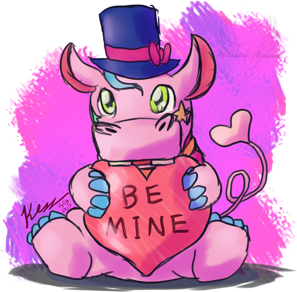 Alexandritedragonair Have A Hippy Hippo Valentine's - Alexandritedragonair Have A Hippy Hippo Valentine's (1024x1024)