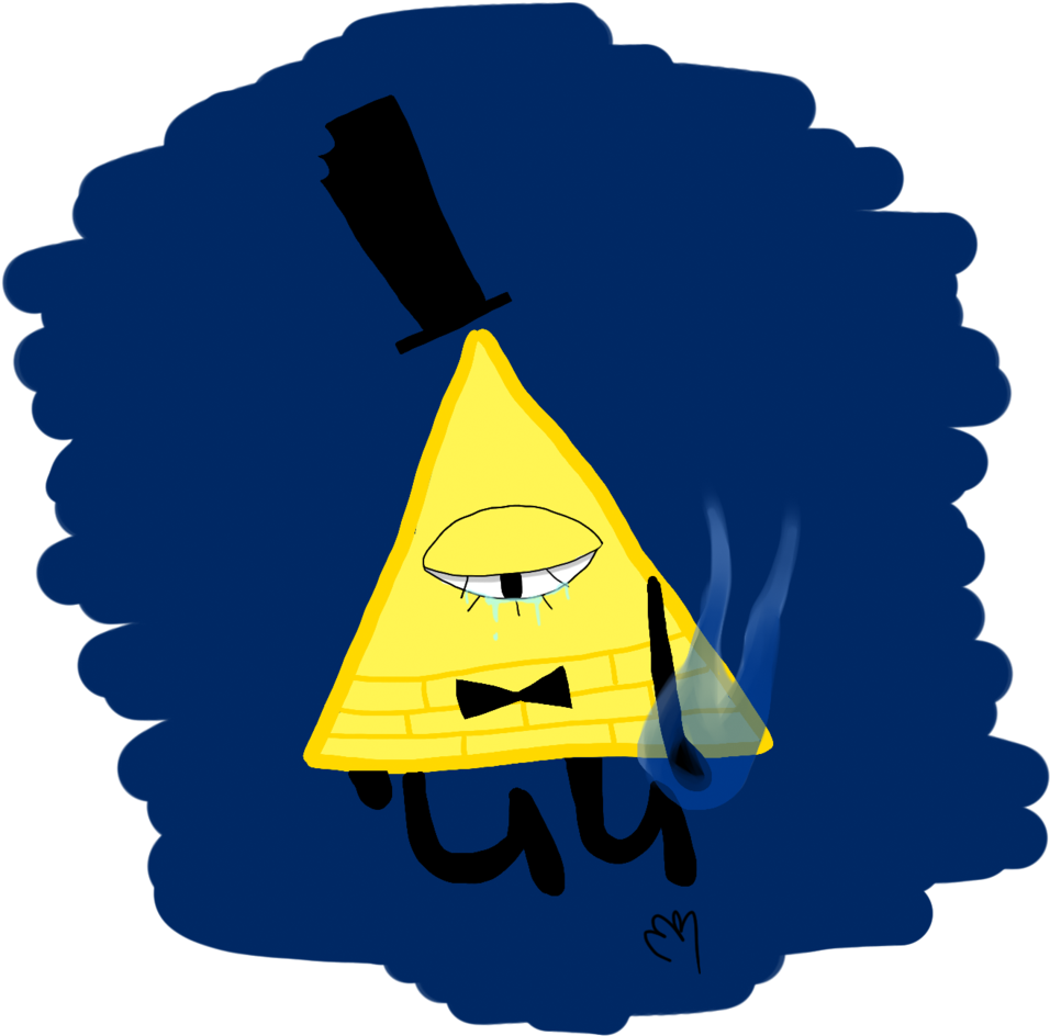 Bill Cipher Human Sad (1024x977)