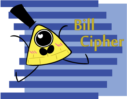 Adorabill Bill Cipher By Captaindn - Kawaii Bill Cipher Chibi (527x322)