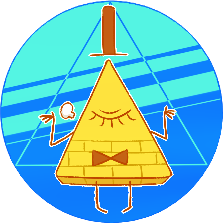 Bill Cipher Icons Tumblr - Circle (450x450)