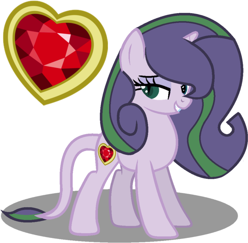 Mlp Diamond Heart By Speedpaintjayvee12 - My Little Pony: Friendship Is Magic (888x900)