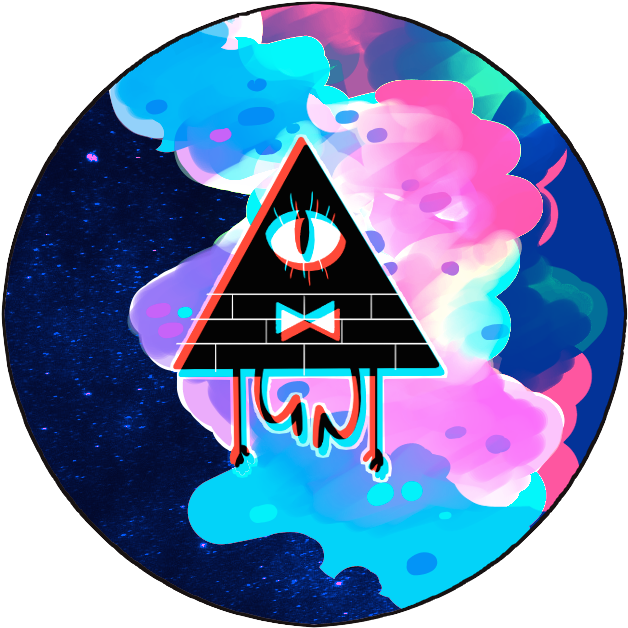 Gravity Falls Bill Bill Cipher Icon Pictures My Art - Circle (805x776)