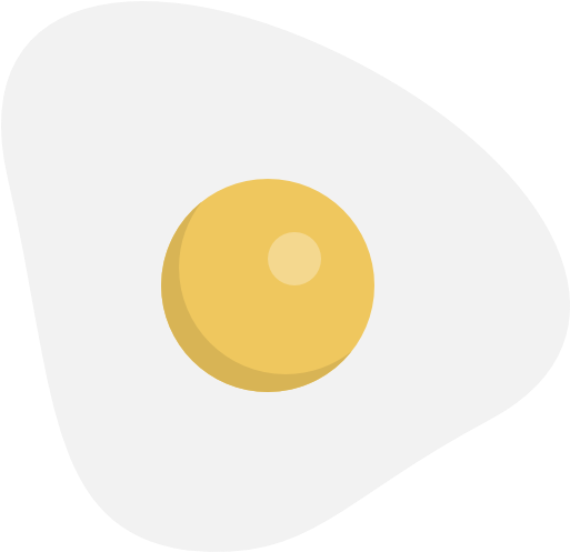 Fried Egg Clipart Protein - Egg Icon (512x512)