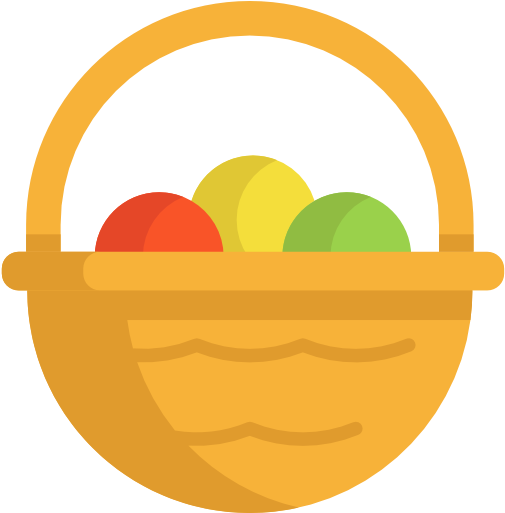 Fried Egg Clipart Protein - Eggs In Basket Icon (512x512)