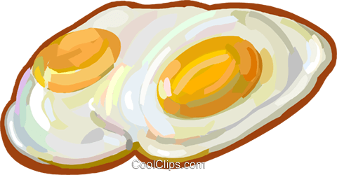 Fried Egg Clipart Jpg - Fried Eggs Clip Art (480x250)