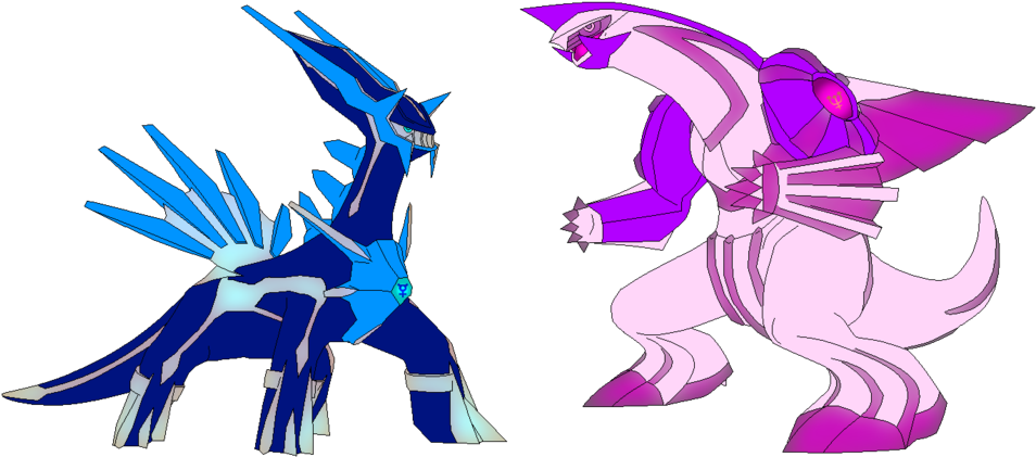 Pokemon Mercury Diamond And Neptune Pearl Mascots By - Pokemon Diamond And Pearl Mascots (1024x438)