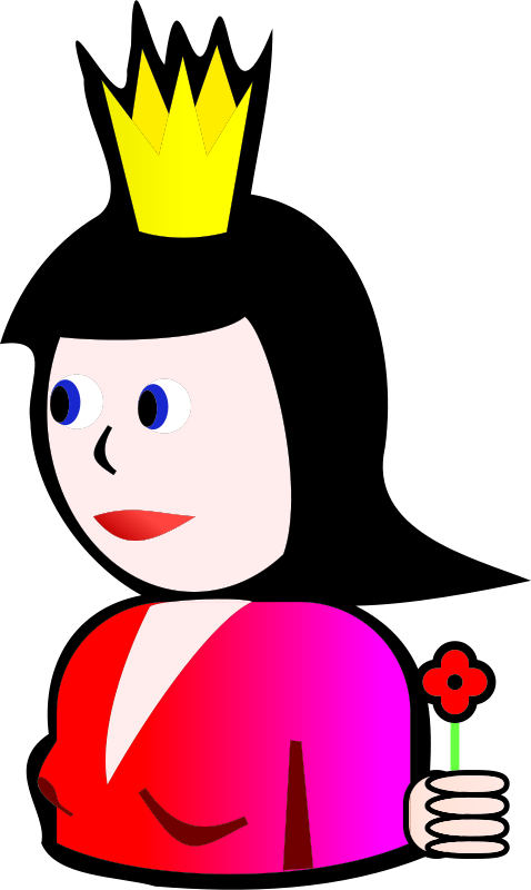 Get Notified Of Exclusive Freebies - Queen Clip Art (478x800)