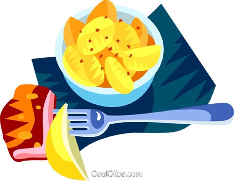 German Potato Salad Clipart 2 By David - Clip Art (480x373)