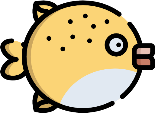 Puffer Fish Free Icon - Puffer Fish Free Icon (512x512)