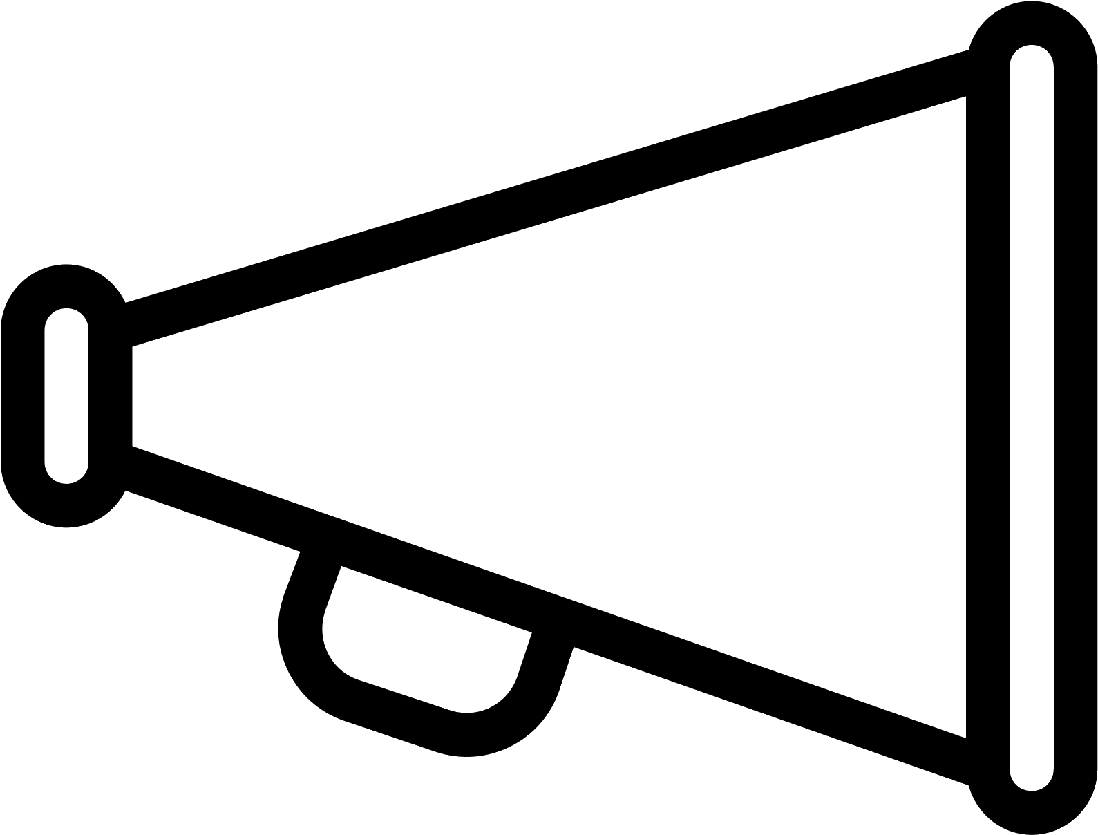 This Is An Icon Of A Megaphone - Megaphone Icon .png (1600x1600)