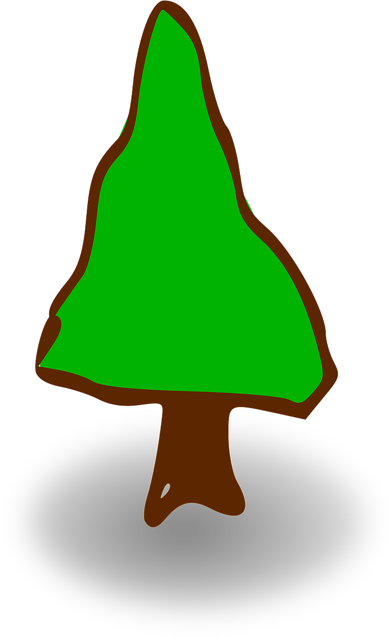 Pine Tree Silhouette Clip Art - Clip Art (750x750)