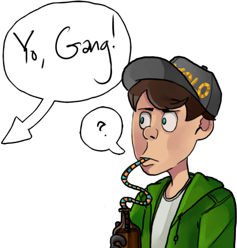 Wow Fuck Now I Got Root Beer All Over My Face Thanks - Cartoon (500x500)