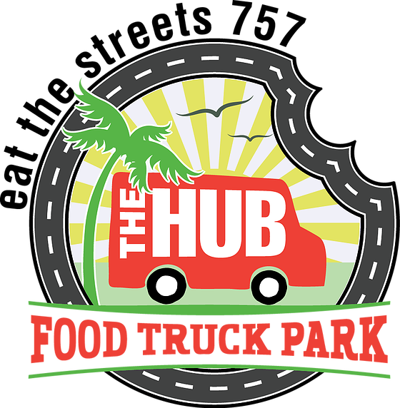 A Brand New Food Truck Village In Virginia Beach Theme - Food Truck Park Logo (560x572)