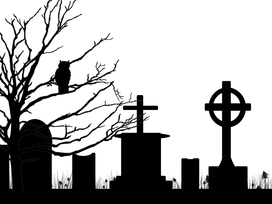 Dead Tree Clipart Clipartsco - Cemetery Png (900x675)