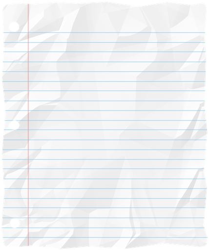 Student Writing Paper Lined - Student (460x550)