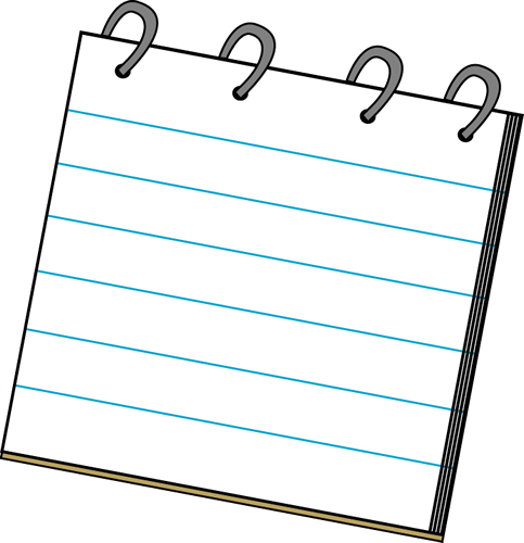 Lined Paper Clipart - Paper (483x500)