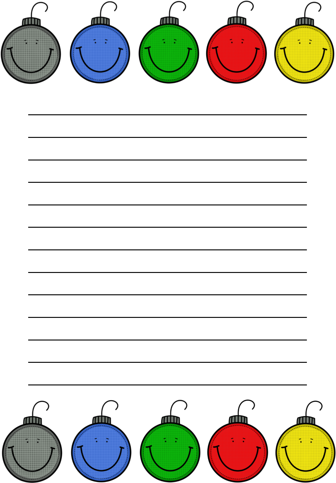 Holiday Writing Paper Photo Full Size - Holiday Writing Paper Photo Full Size (1094x1560)