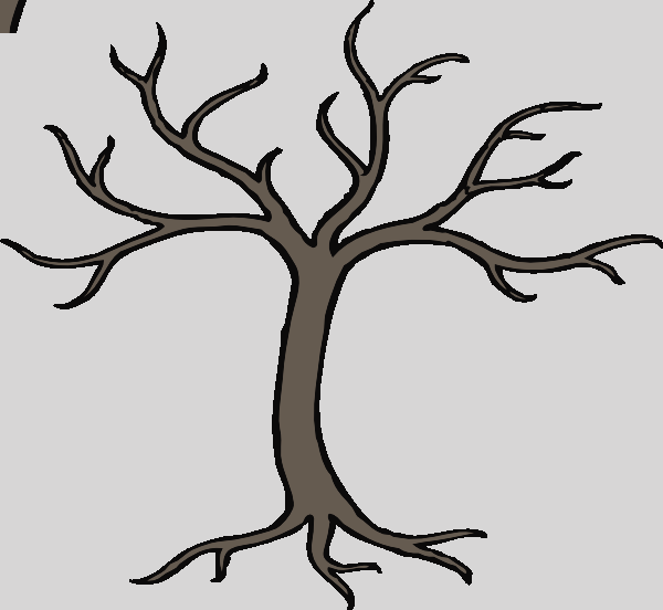 Bare Tree Clip Art (600x552)