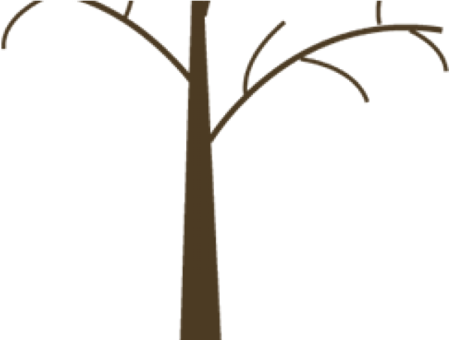 Dead Tree Clipart - Silhouette (640x480)