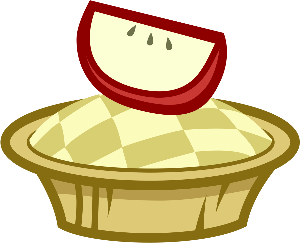 Apple Slice, Apple Tart, Artist - Apple Pie Cutie Mark (1243x1024)