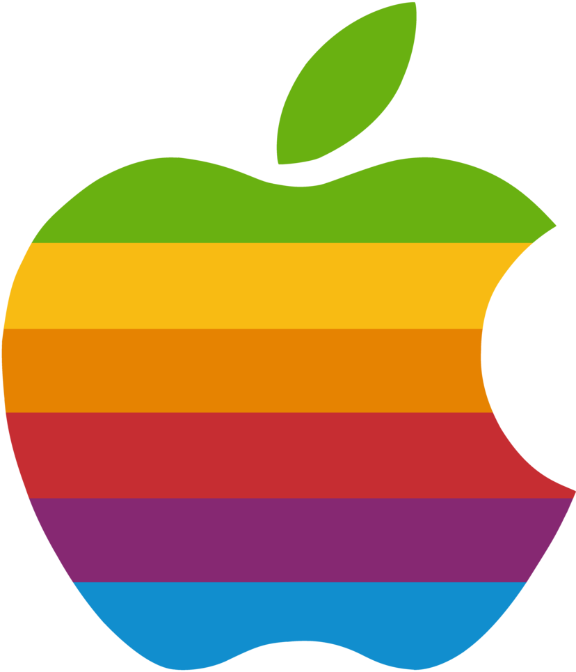Late Gift Rainbow Apple Logo Vector By Windytheplaneh - Logo Apple 1976 1998 (5000x5826)