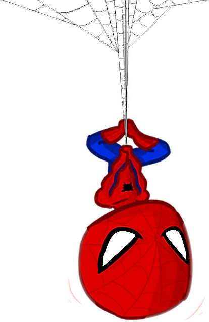 Spider Man Clipart Chibi - Spiderman Chibi Transparent (414x638)