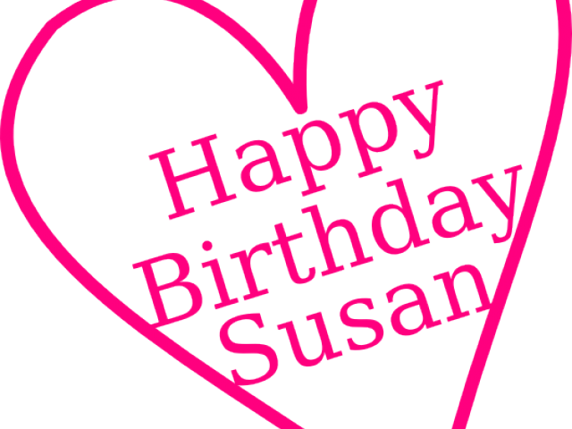 Happy Birthday Clipart Susan - Casa De Dios (640x480)