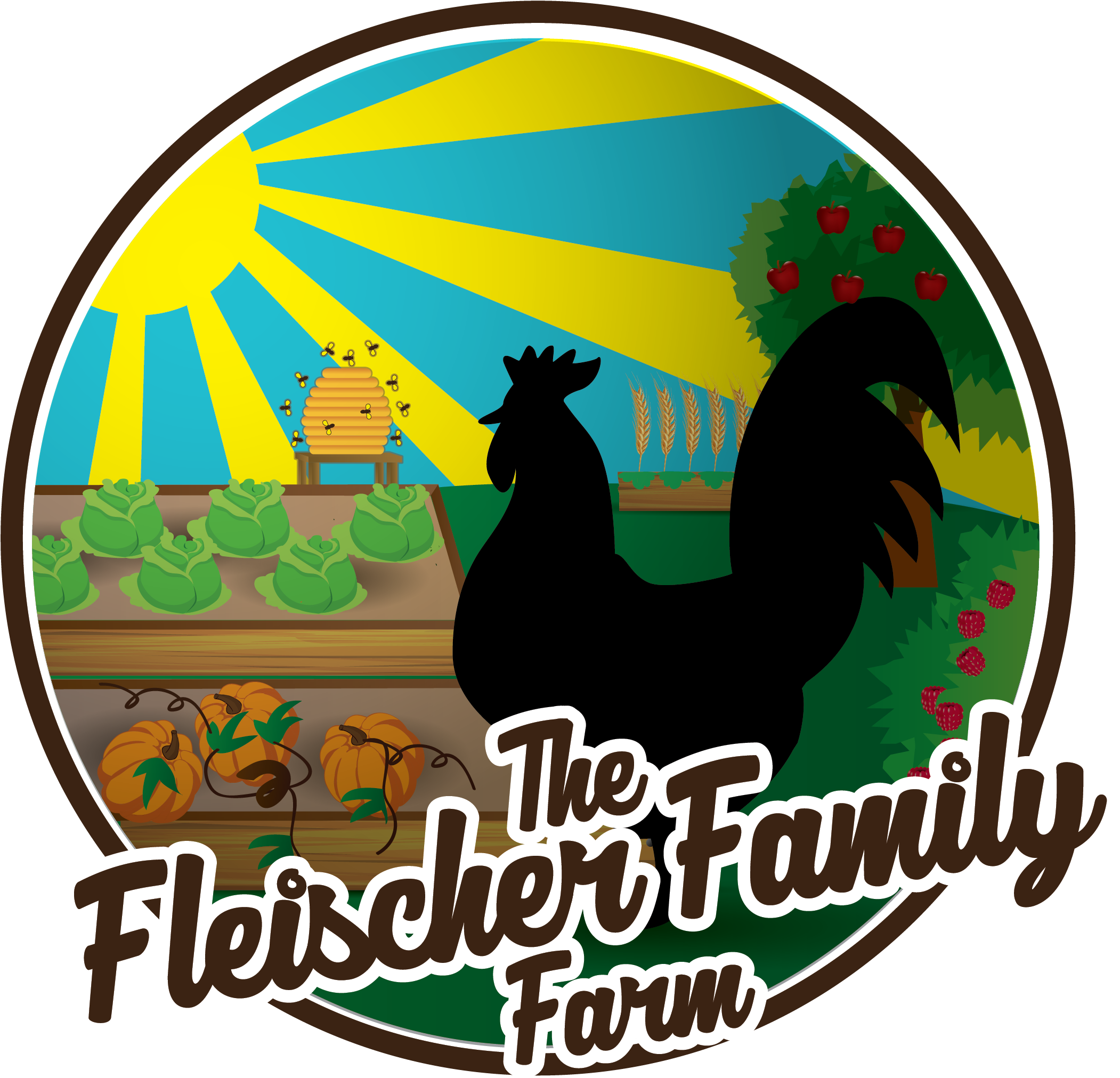 The Fleischer Family Farm - Graphic Design (2599x2200)