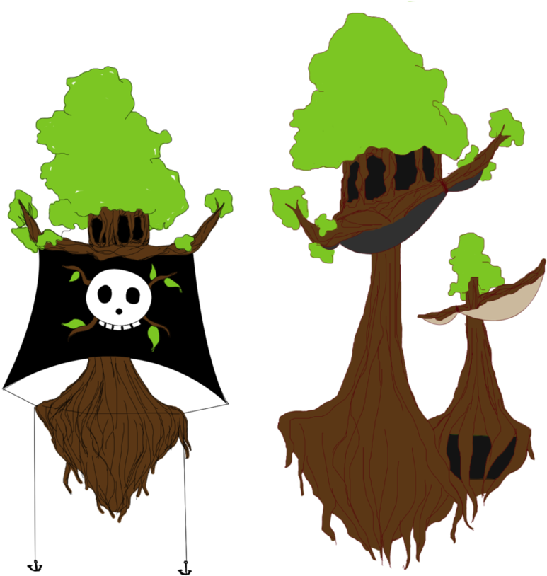 Vine Pirate's Ship Oc By Textbo - One Piece Oc Pirate Ship (944x846)