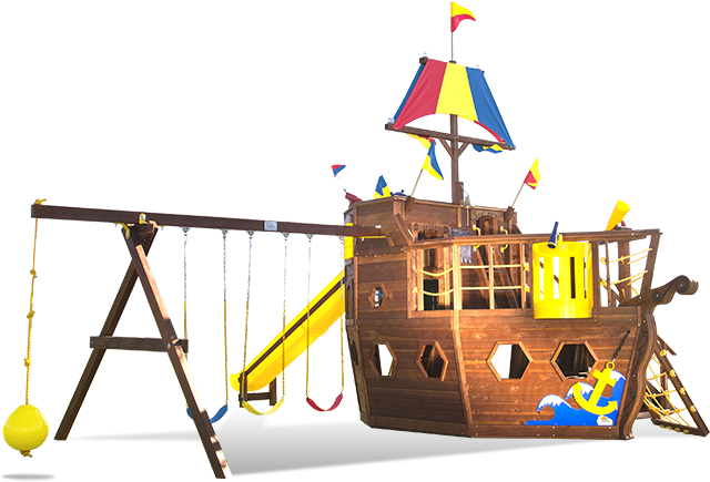 Lightbox Moreview - Rainbow Playset Pirate Ship (892x447)