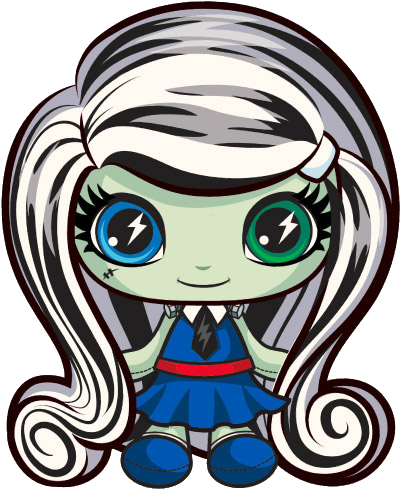 Fiesta De Monster High, Muñecas Monster High, Dibujos - Monster High Mini  Frankie Stein - (417x509) Png Clipart Download