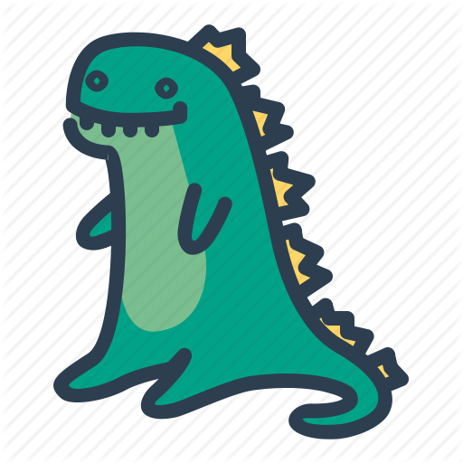 Godzilla Clipart Lava - Godzilla Icon Png (512x512)