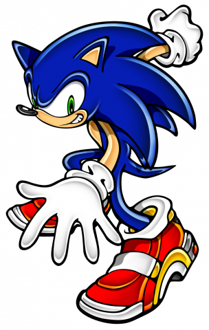Sonic The Hedgehog Clipart Yuji Uekawa - Sonic Adventure 2 Battle (304x480)