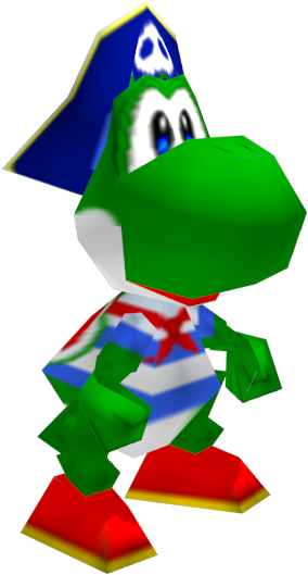 Download Zip Archive - Mario Party 2 Pirate Land Yoshi (750x650)