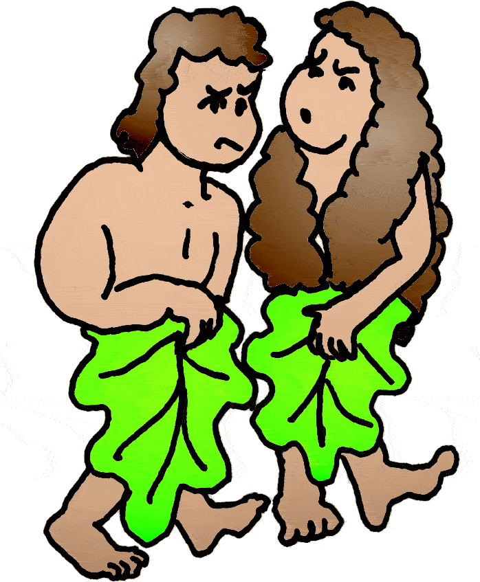 Garden Of Eden Clipart Bukid - Adam And Eve Clip Art (698x847)